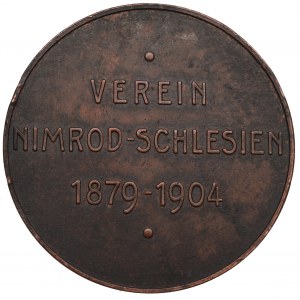 Schlesien, Medal 25 jubilaum Kennel Nimrod Verein 1904