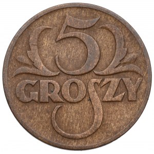 II Republic of Poland, 5 groschen 1934