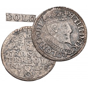 Sigismund III Vasa, 3 Groschen 1595 Olkusz