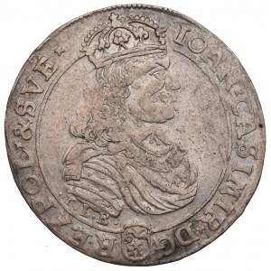 John II Casimir, 18 groschen 1668, Bromberg