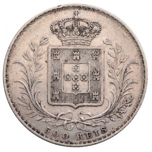 Portugalia, Ludwik I, 500 reis 1875