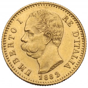 Italy, 20 lira 1882