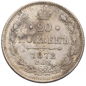 Rosja, Aleksander II, 20 kopiejek 1872 HI