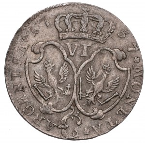 Germany, Preussen, 6 groschen 1757 C