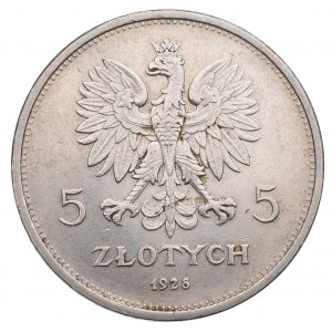 II Republic of Poland, 5 zloty 1928, Warsaw Nike