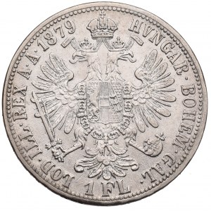 Austria, Franz Joseph, 1 florin 1879