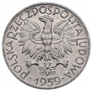 PRL, 5 złotych 1959 Rybak