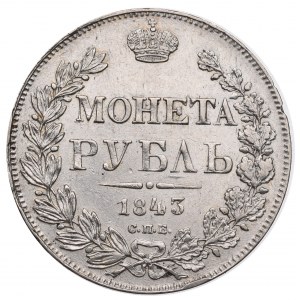 Russia, Nicholas I, Roubl 1843