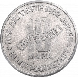 Litzmannstadt Ghetto, 10 mark 1943 - PCGS MS62