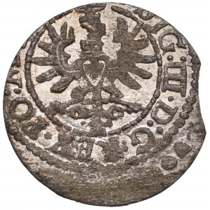 Zygmunt III Waza, Szeląg 1623, Wilno - monogram Lehmana