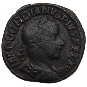 Roman Empire, Gordian III, Sestertius - IOVI STATORI