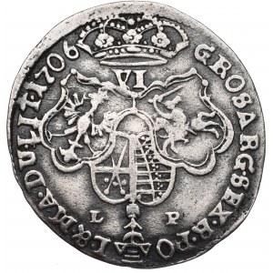 August II Mocny, Szóstak 1706 LP, Moskwa - rzadkość Ludu Płacz
