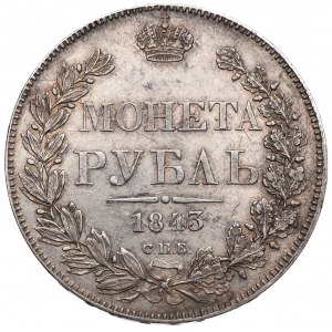 Russia, Nicholas I, Roubl 1843