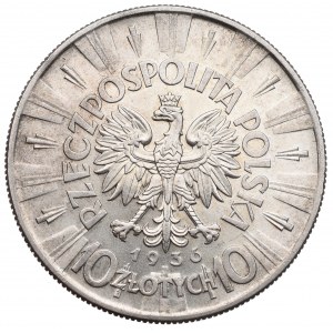 II Republic of Poland, 10 zloty 1936 Pilsudski