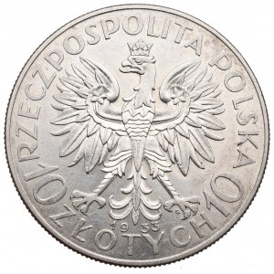 II Republic of Poland, 10 zloty 1933 Polonia