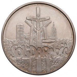 III RP, 100000 złotych 1990 Solidarność - typ C