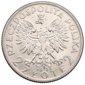 II Republic of Poland, 2 zloty 1933 Polonia