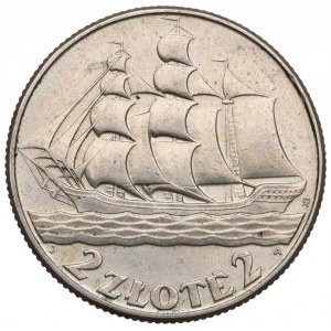 II Republic of Poland, 2 zloty 1936 Ship