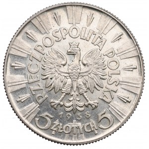 II RP, 5 złotych 1938 Piłsudski