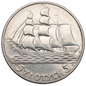 II Republic of Poland, 5 zloty 1936 Ship