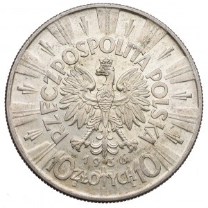 II Republic of Poland, 10 zloty 1936 Pilsudski