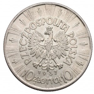 II Republic of Poland, 10 zloty 1937 Pilsudski