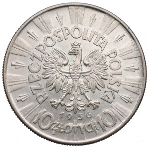 II Republic of Poland, 10 zloty 1936 Pilsudski