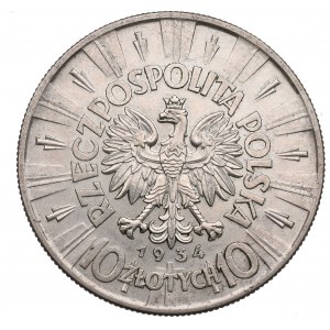 II Republic of Poland, 10 zloty 1934 Pilsudski