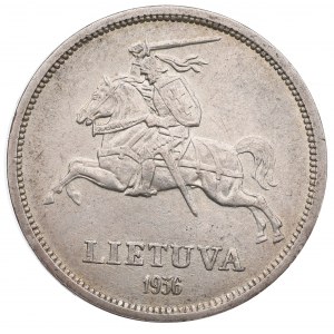 Lithuania, 5 litu 1936