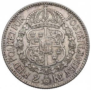 Szwecja, 2 korony 1936