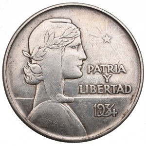 Kuba, 1 peso 1934