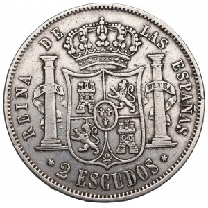 Spain, 2 escudo 1867