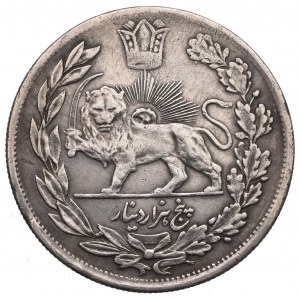 Iran, Ahmad Qājār, 5.000 dinar 1914