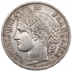 France, 5 francs 1847