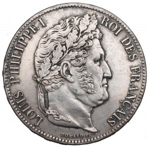 France, 5 francs 1837