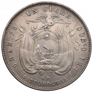 Ecuador, 1 sucre 1888
