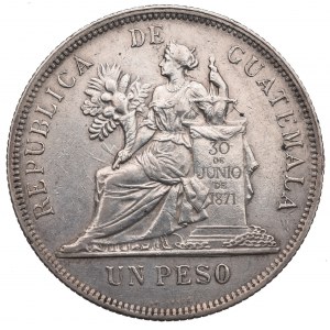 Guatemala, 1 peso 1896