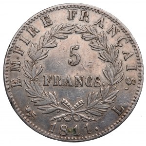 Francja, 5 franków 1811