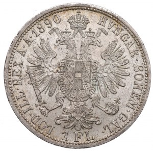 Austro-Węgry, Franciszek Józef, 1 floren 1890