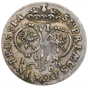 Germany, Preussen, 6 groschen 1686, Konigsberg