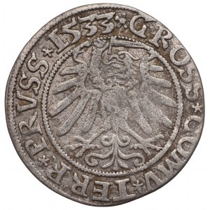 Zygmunt I Stary, Grosz dla ziem pruskich 1533, Toruń - PRVSS/PRVSSI