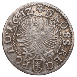 Zygmunt III Waza, Grosz 1612, Kraków - nieopisany 1•6•12 REG