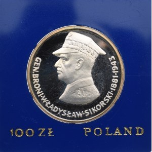 PRL, 100 złotych 1981 - Sikorski