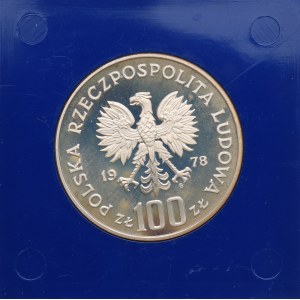 PRL, 100 złotych 1978 Ochrona środowiska - Łoś