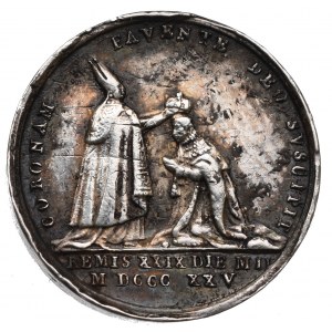 Francja, Karol X, Medal koronacyjny 1825