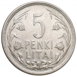 Lithuania, 5 litai 1925