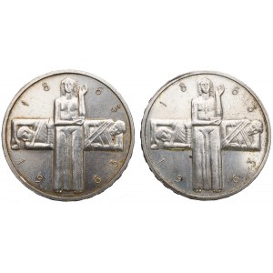 Szwajcaria, Zestaw 5 franków 1963