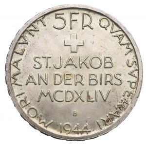Switzerland, 5 francs 1944