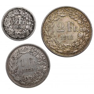 Szwajcaria, Zestaw monet zdawkowych