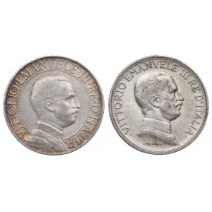 Italy, Lot of 1 lira 1913-15